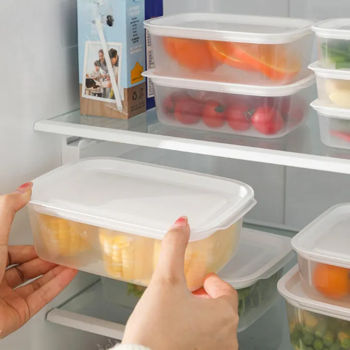 Set of 4 Refrigerator Food Storage Box, Transparent Refrigerator Food Storage Box, Multi Use Fridge Fruit Vegetable Storage Box Set of 4 Refrigerator Food Storage Box, Transparent Refrigerator Food Storage Box, Multi Use Fridge Fruit Vegetable Storage Box